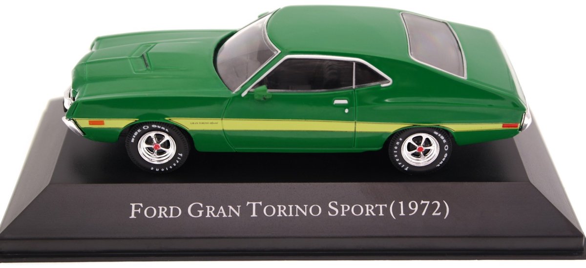 Modelauto Ford Gran Torino Sport 1972 green - Schaal 1:43