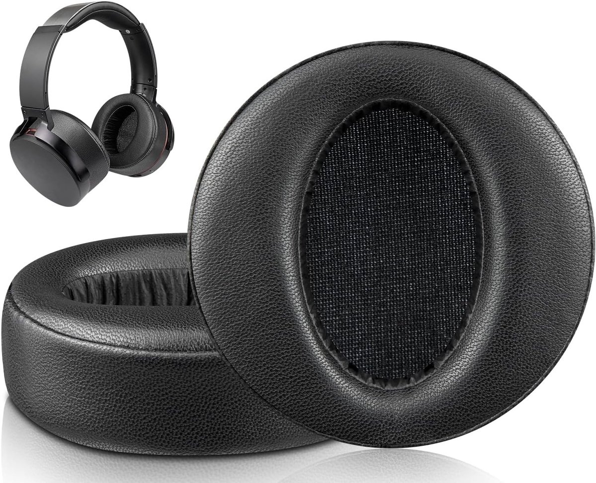 Lambskin Oorkussens Vervanging voor Sony MDR-XB950 Over-Ear Hoofdtelefoons met Geluidisolatie en Geheugenfoam