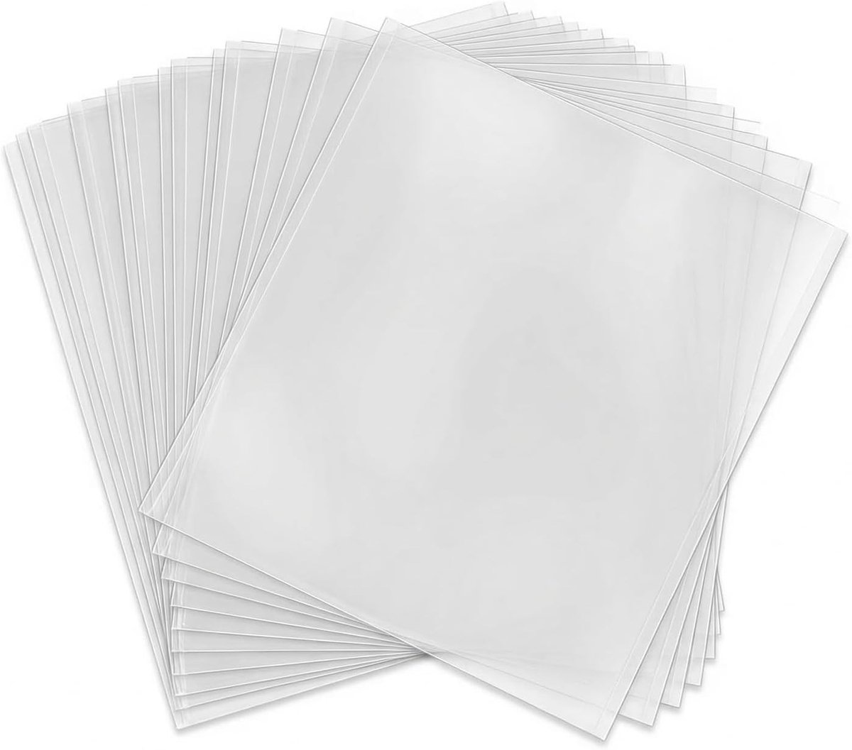 60 Vinylhoezen voor Platen - 32,5 x 32,5 cm, Antistatisch, Zuurvrij en Transparant voor LP's en Singles