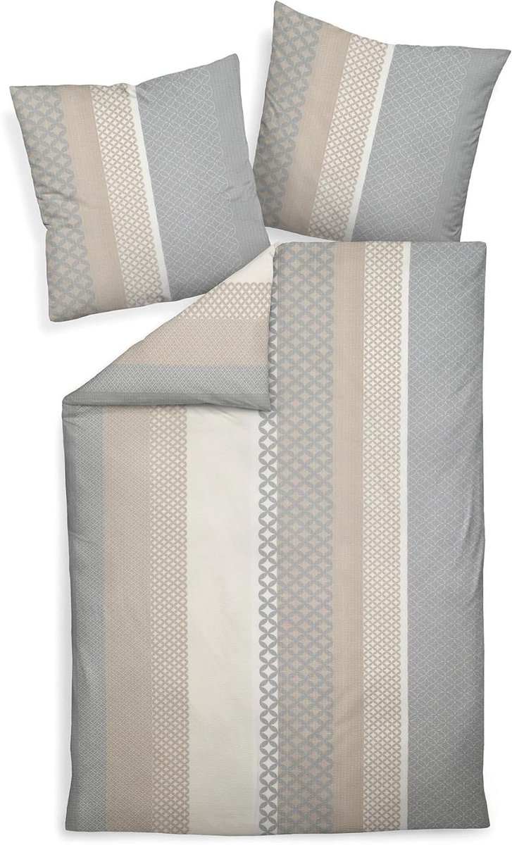 Dekbedovertrek Set - Beddengoed - Slaapkamer Comfort - Ademend Seersucker - 155x220 cm - Z