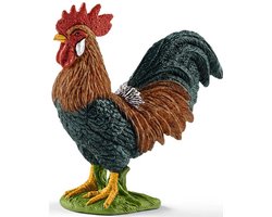 Schleich haan (link is een voorbeeld). Tip: tweedehands via Vinted!