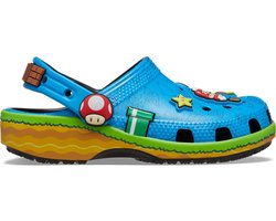 Crocs Super Mario Core Classic Klompen Blauw EU 24-25 Kinderen