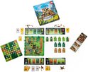LEGO Monkey Palace bordspel met speelbord, kaarten, stenen en instructies.