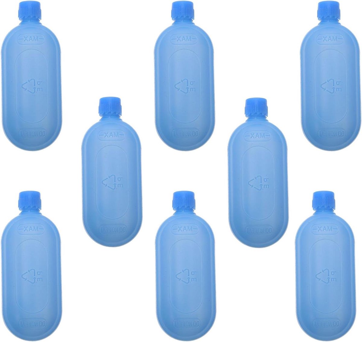 Herbruikbare Ijskoelpacks - Vriesblokken Koeltas - Langdurige Koeling - Navulbaar Duurzaam Ontwerp - 8 Stuks - Blauw