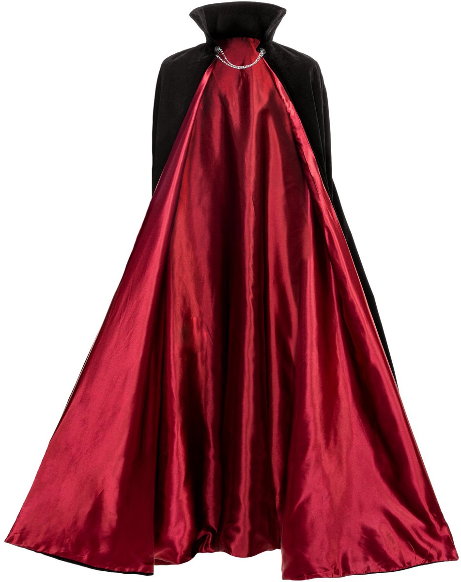 Vampier Cape Deluxe - voor Carnaval Halloween