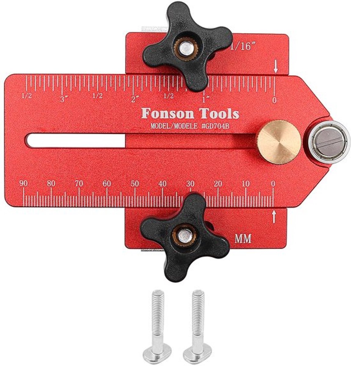Stoere tafelzaag jig aluminium featherboards voor tafelzaag herhaalde smalle strip sneden werkt met zaag routertafel lintzaag