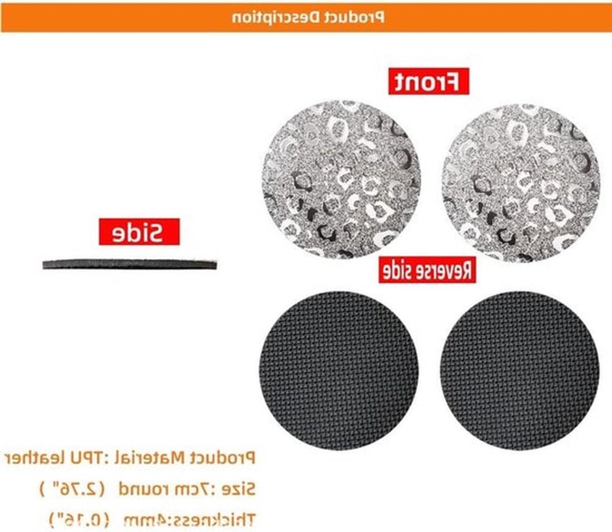 Autoonderzetters Luipaard Kristal Glitter - 2 Stuks Roze Glamour Anti-Slip Universele Autobekerhouder - Auto-interieur Accessoires