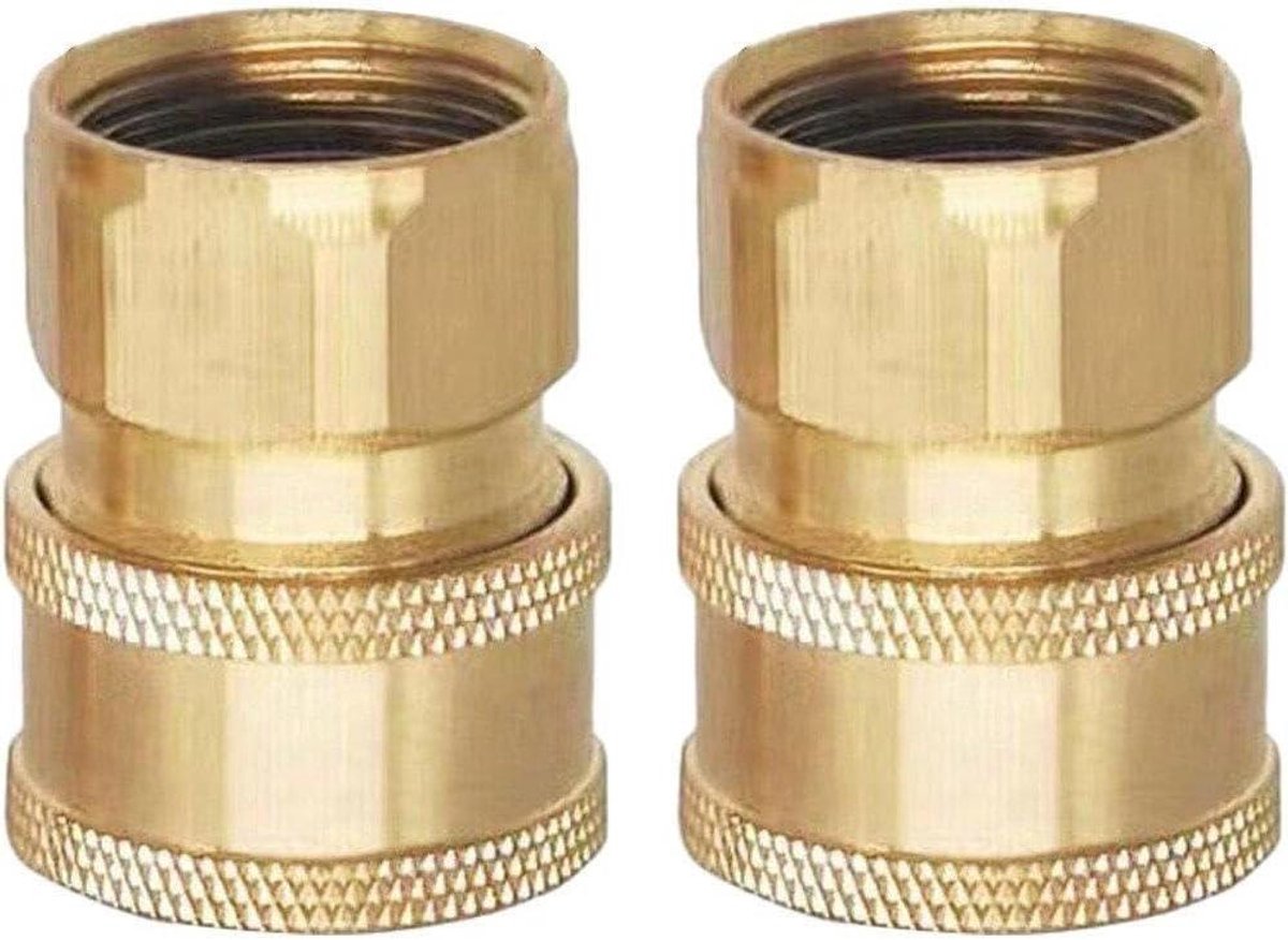 Hogedrukreiniger Adapter - Snelle Koppeling - Schoonmaken Buiten - Messing Constructie - M22 - Zoals Getoond
