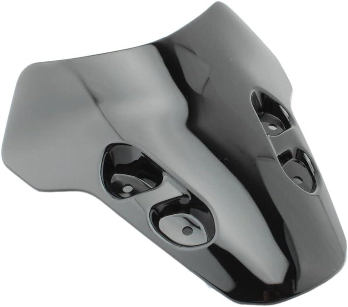 Motorfiets Voorruit - Windscherm Sport Vizier - Bescherming Tijdens Rijden - Slijtvast ABS Materiaal - 21.2*23cm - Zwart