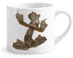 Koffie Mok - Keramische Beker - Drinken van Koffie - Sterke Keramische Constructie - 6 oz - Wit