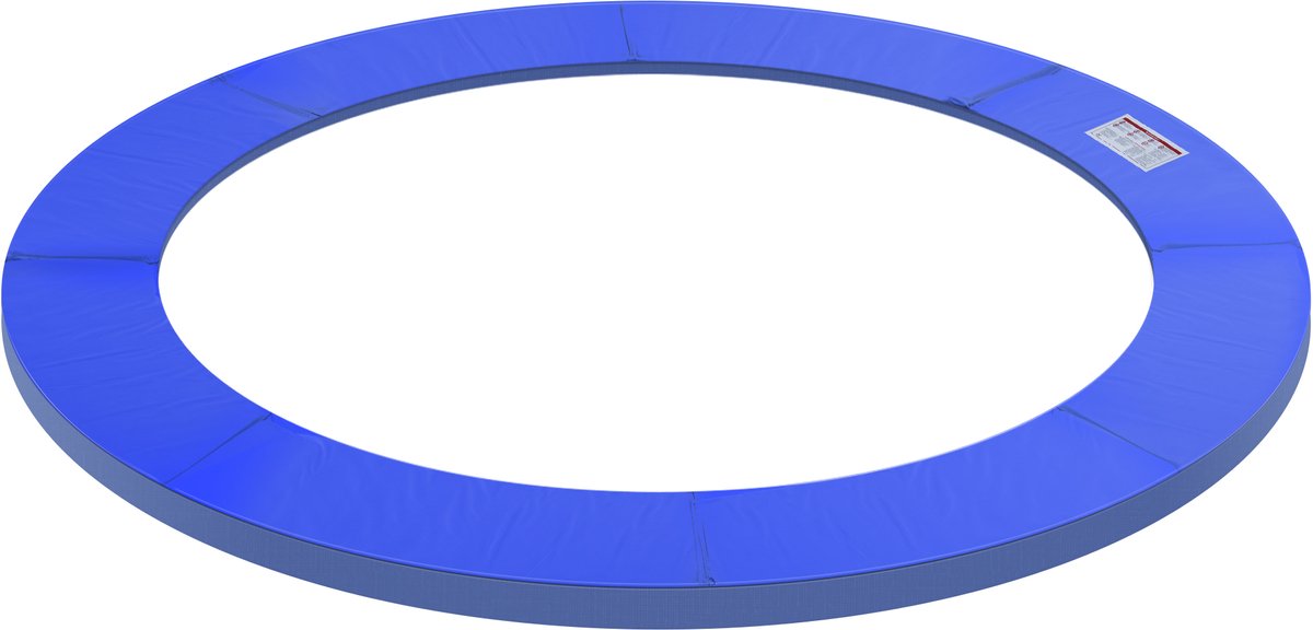 Trampoline randbescherming Ø244 cm breed - veerbescherming - trampoline accessoires - randbescherming - veiligheidsnet - reserveonderdelen voor tuintrampolines - blauw