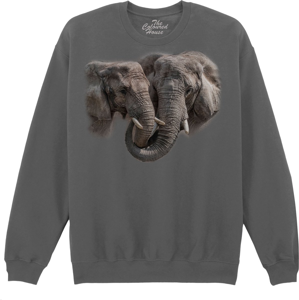 Olifanten Big Hug - Elephants The Coloured House Sweater L
