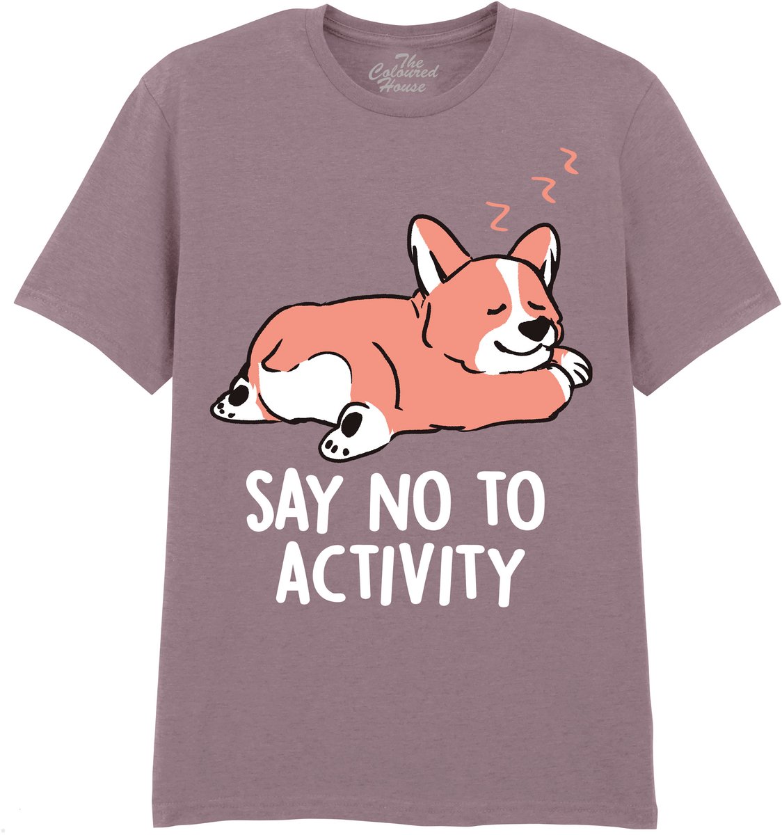 Corgi Say No To Activity The Coloured House T-shirt L