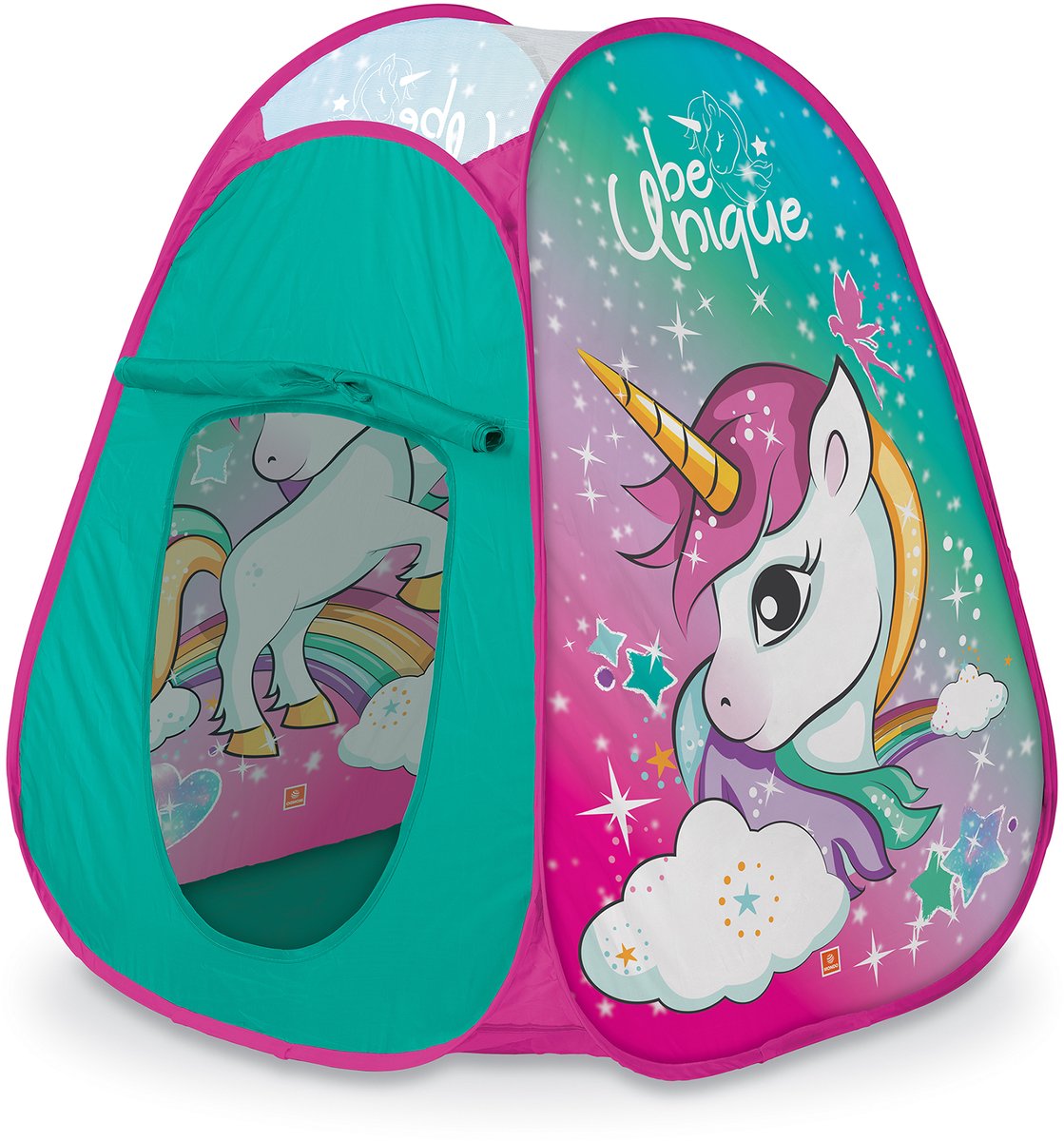 MONDO pop-up speelhuistent eenhoorn voor kinderen - unicorn tent. afbeelding
