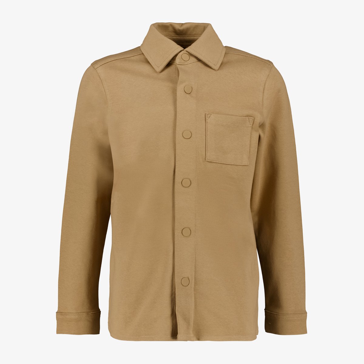 Unsigned jongens overhemd beige - Maat 122/128