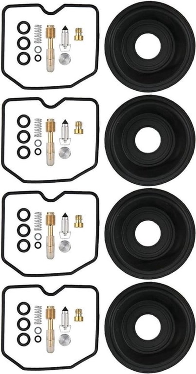 Carburateur reparatieset - Carburateur-herstelset - afdichtingen - Geschikt voor GSF600S BANDIT - 1996-2003 - Motor - Carburateuronderdelen - Onderhoud - Rood