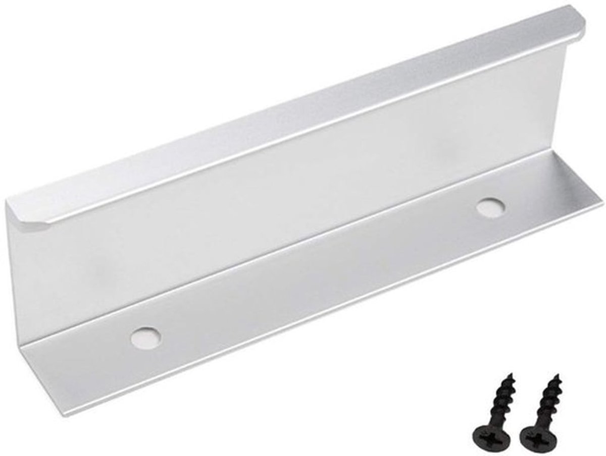 Ladeknop Aluminiumlegering - Zilver - Handgreep - Minimalistisch - Antislip - Voorgeboorde gaten - 150mm algemeen - Kastknop