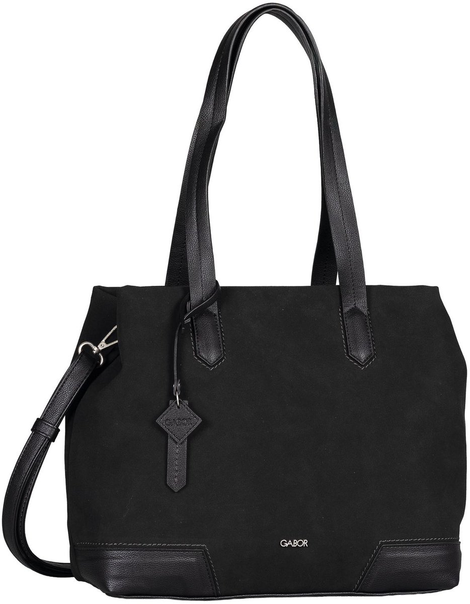 Gabor schoudertas Cira Zip Shopper Black zwart