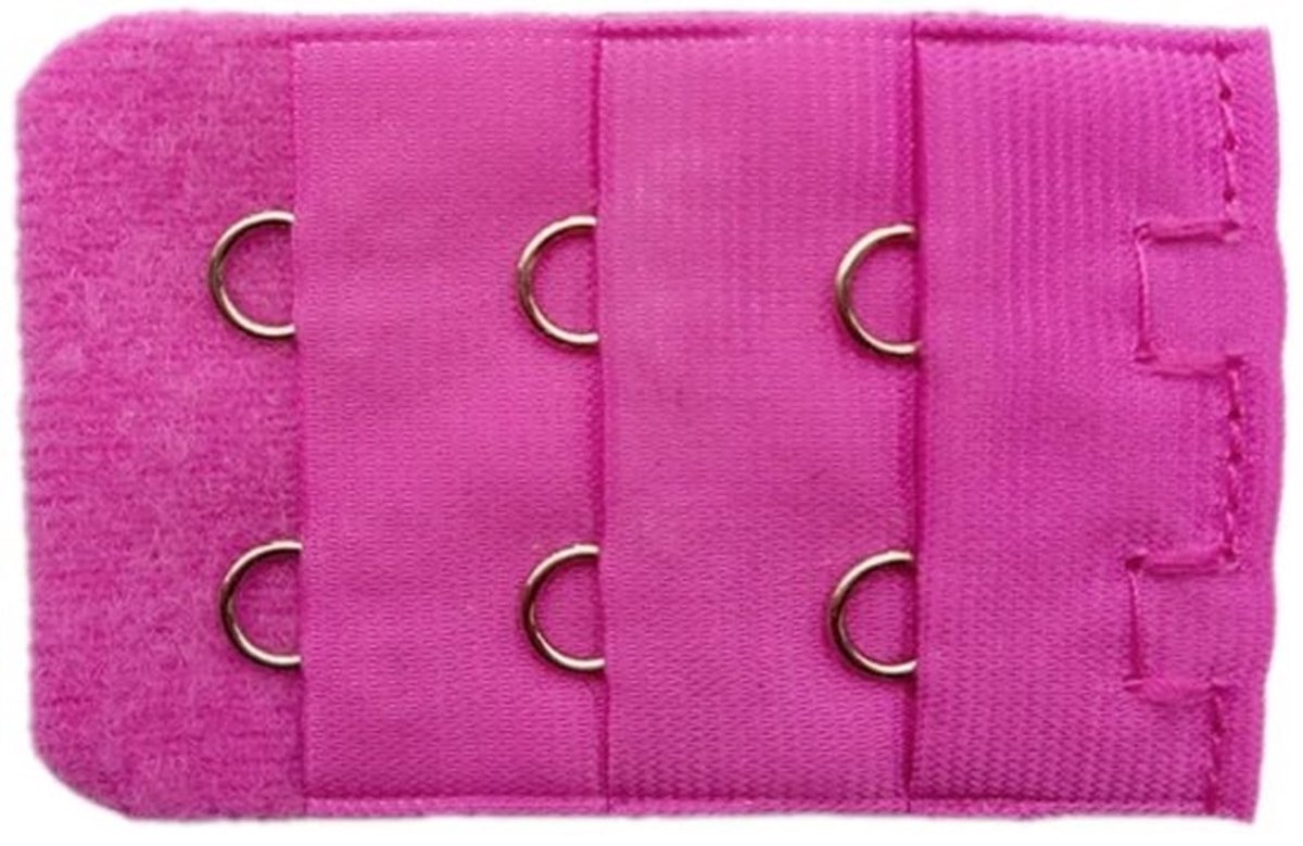Beha-verlengstuk 12 Stuks - 3 Rijen/2 Haken - Zacht/Elastisch - Polyester - 5 cm x 3,2 cm - Comfortabel - Beha-extensie