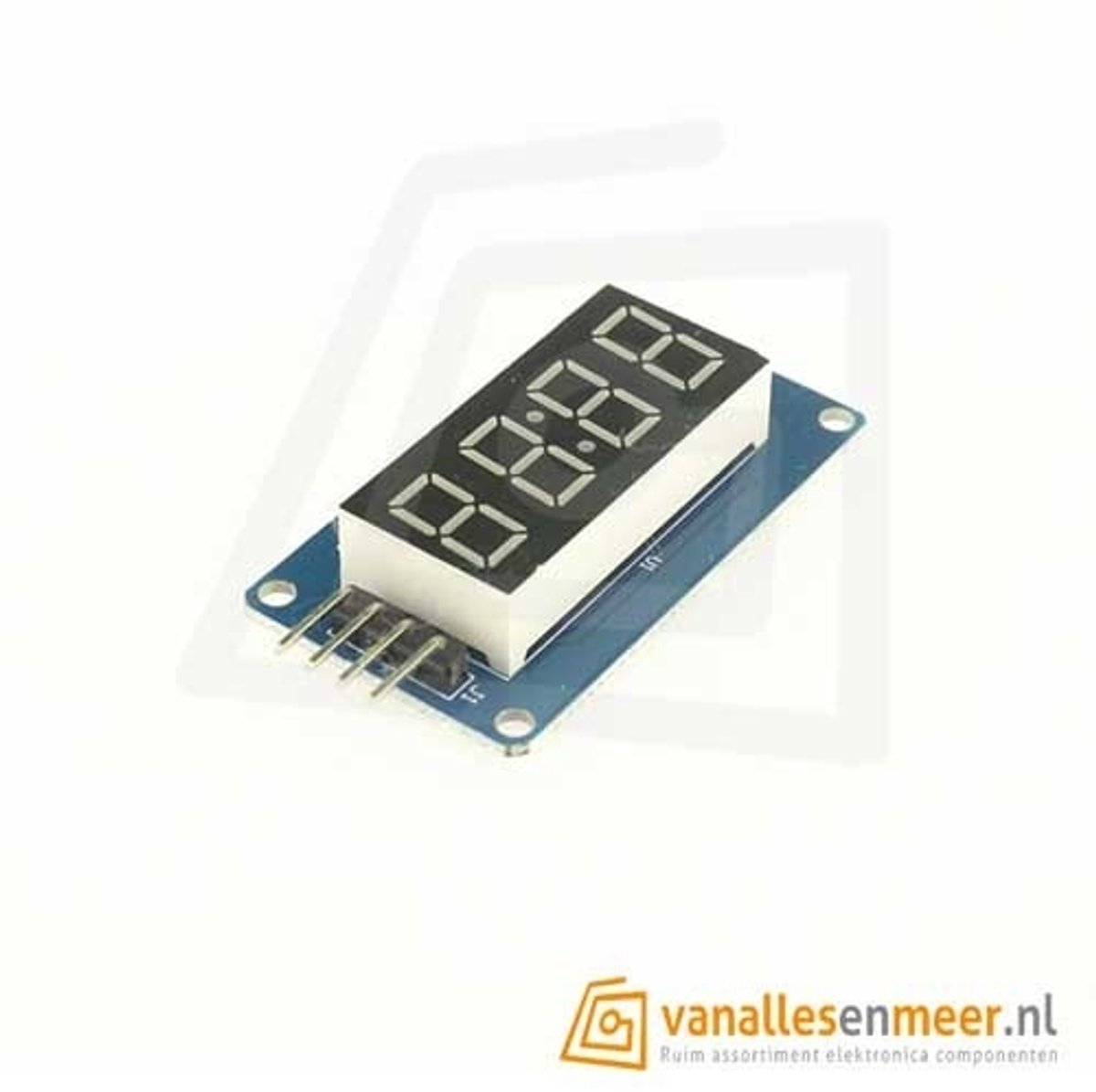 TM1637 4-Digit LED Display Module Rood