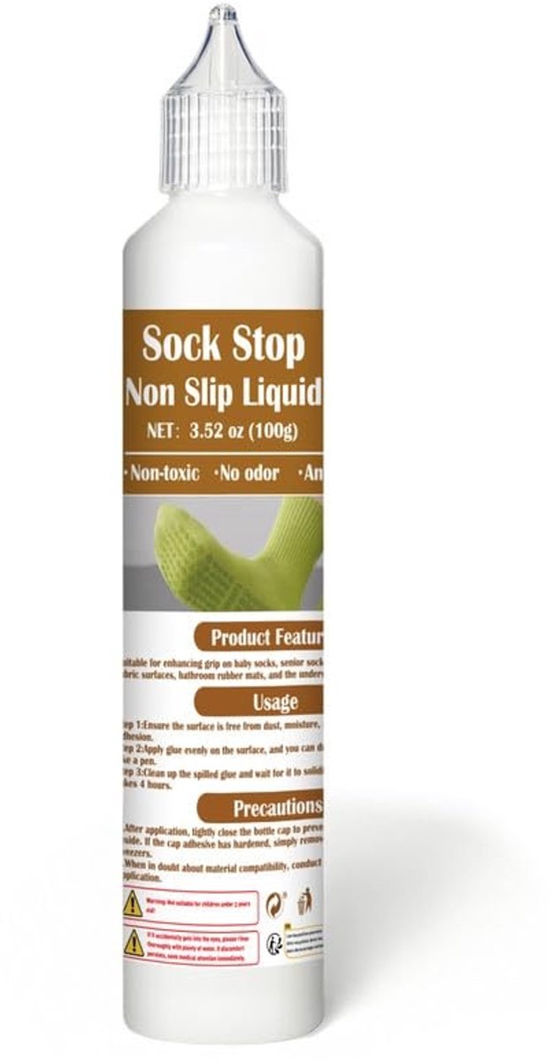 Solidchoice - Antislip Lijm voor Sokken en Vloeren 100ml