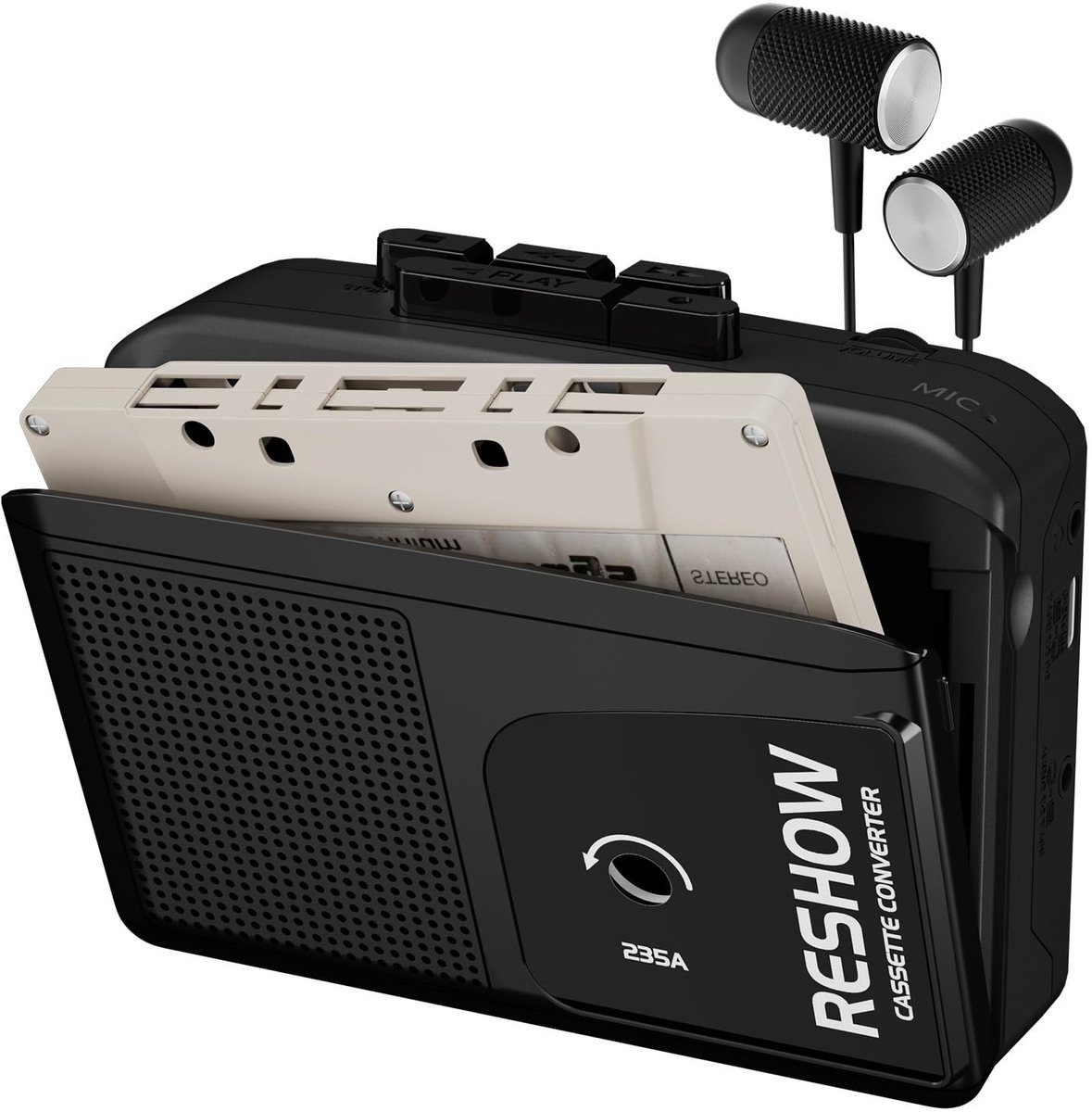 Solidchoice - Draagbare Cassette Speler met USB en Hoofdtelefoon