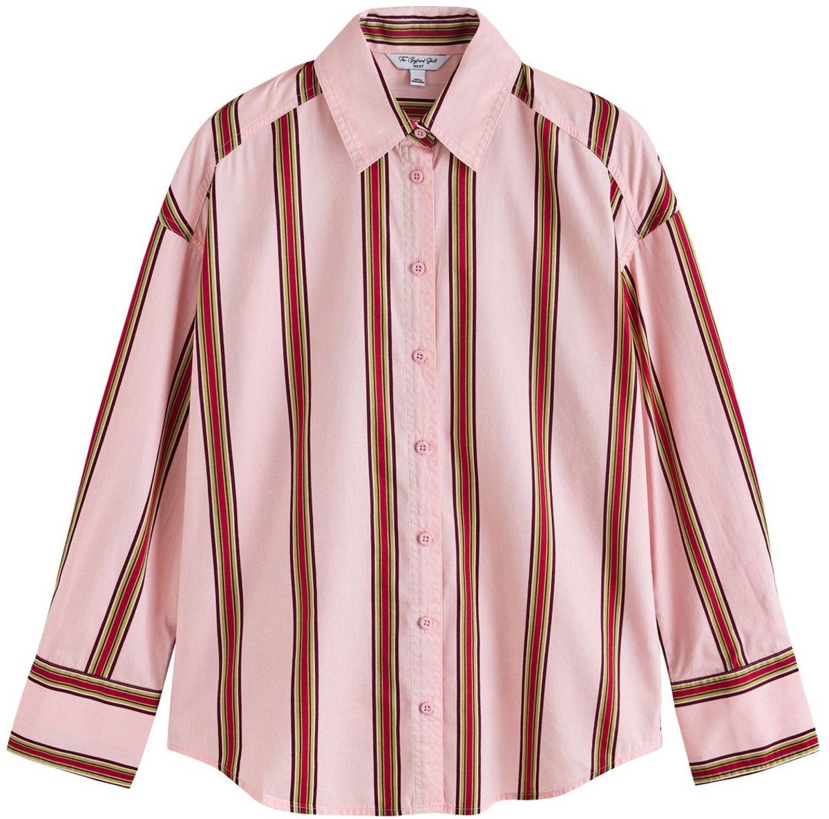 Next - Dames - Oversized popeline boyfriend-overhemd - Roze