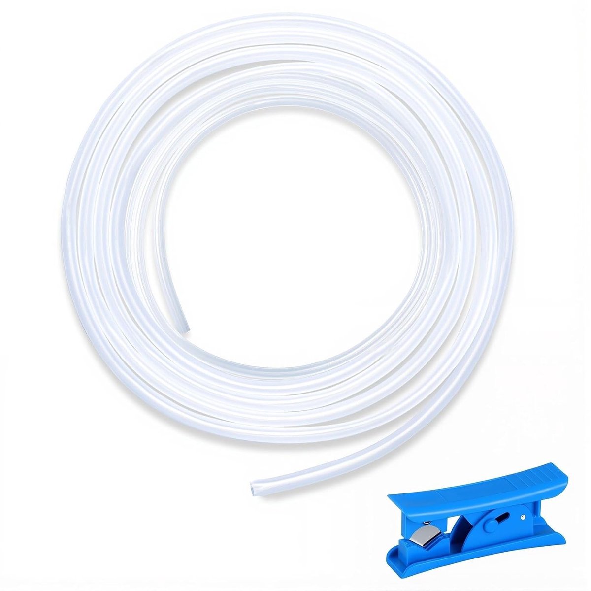 PTFE Slang 4 mm 5 m met Snijder voor 3D Printer - Teflon Tube voor Direct Drive, Extruder en Verbindingen