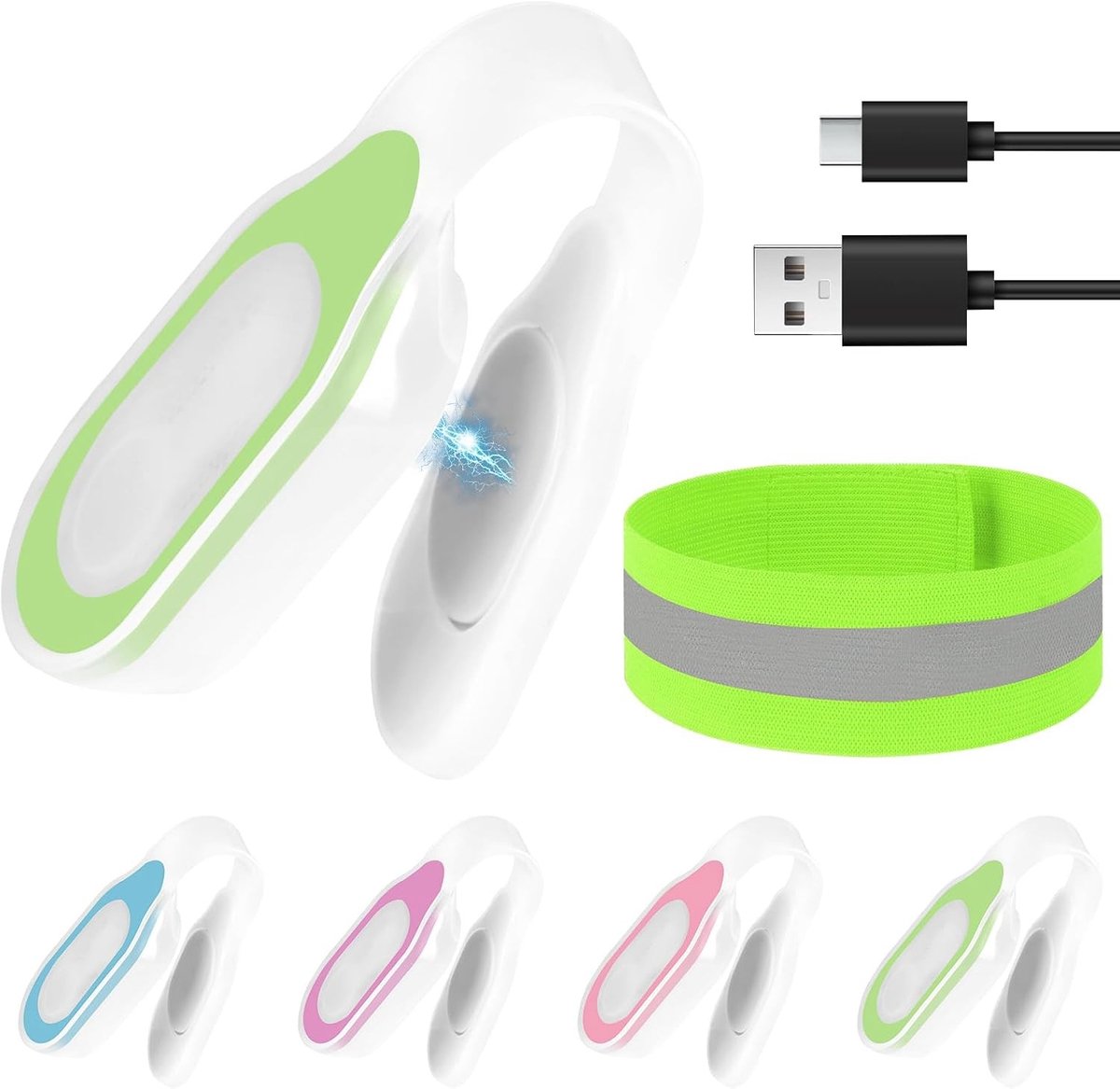 Oplaadbare LED Nachtlamp met Sterke Magnetische Clip, 3 Verlichtingsmodi voor Verpleegkundigen, Wandelen in de Nacht en Buitenactiviteiten