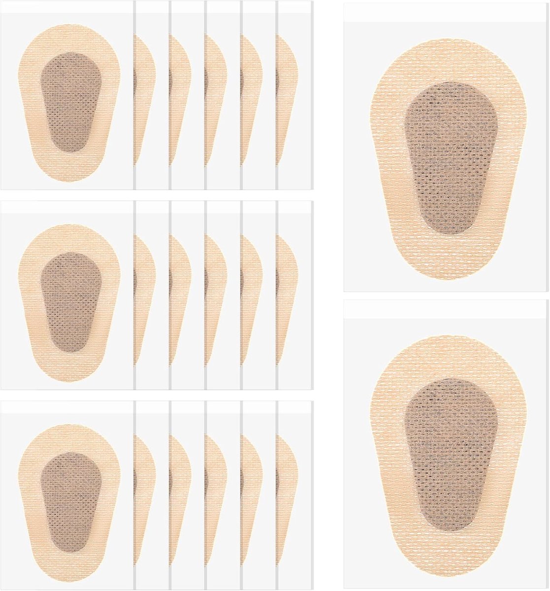 40PCS Zelfklevende Oogpleisters - Wegwerpbare Ademende Oogpads, Slaapmasker en Lichtblokkering voor Volwassenen en Kinderen met Lui Ogen