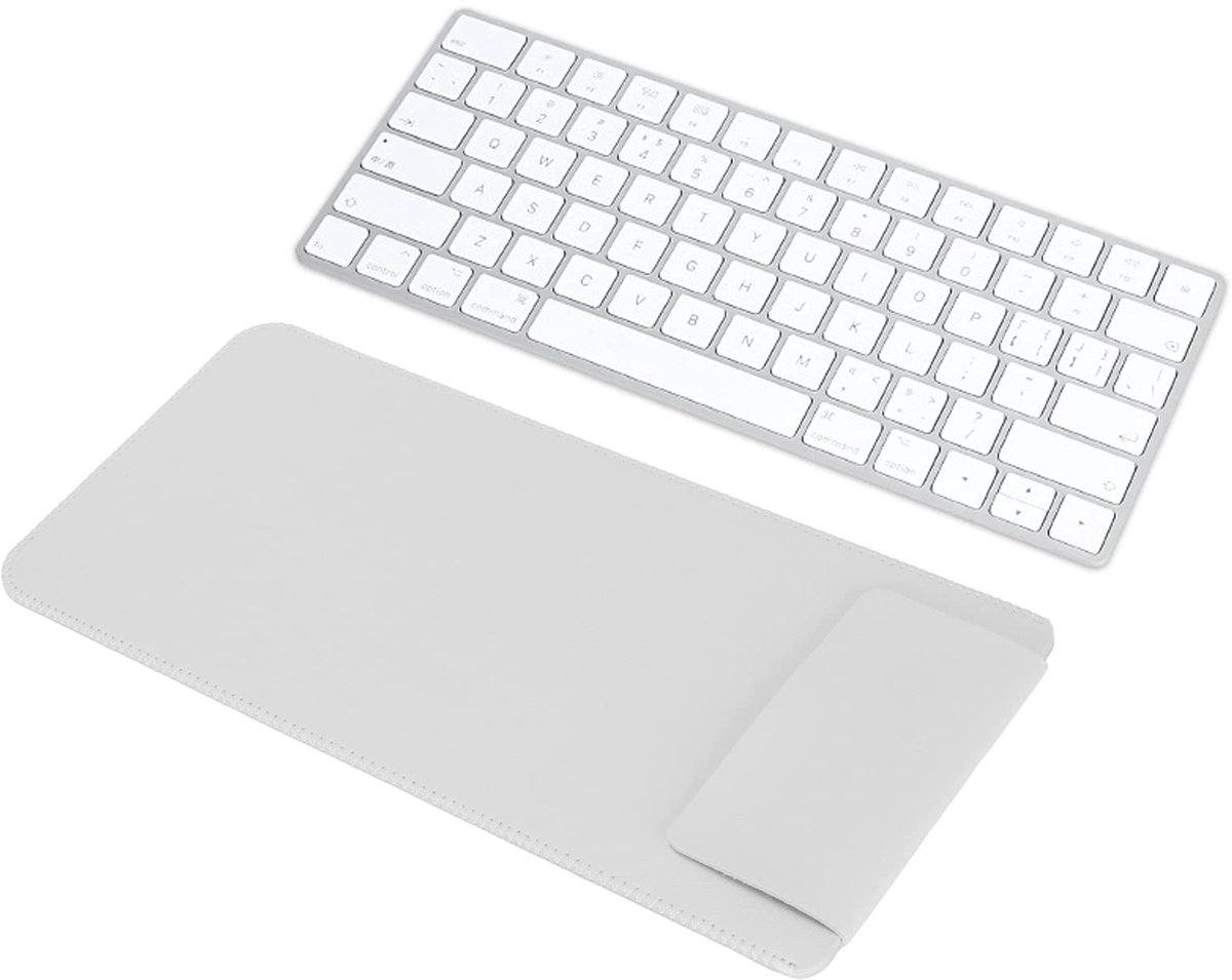 Toetsenbordhoes 30x14x1cm - PU-lederen reistas - beschermt draadloos toetsenbord - ideaal voor onderweg - ShopVlot