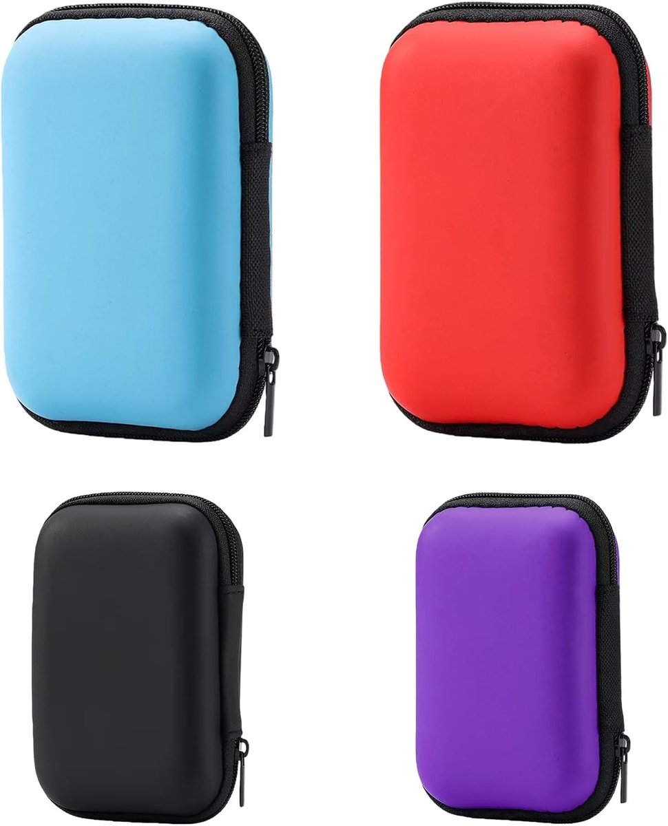 4-Pack Speelkaarten Opbergdozen, Geschikt voor 600+ Kaarten, Ideaal voor UNO, SKYJO en Meer - Inclusief 2 Grote en 2 Kleine Opbergdozen voor Kaartspellen