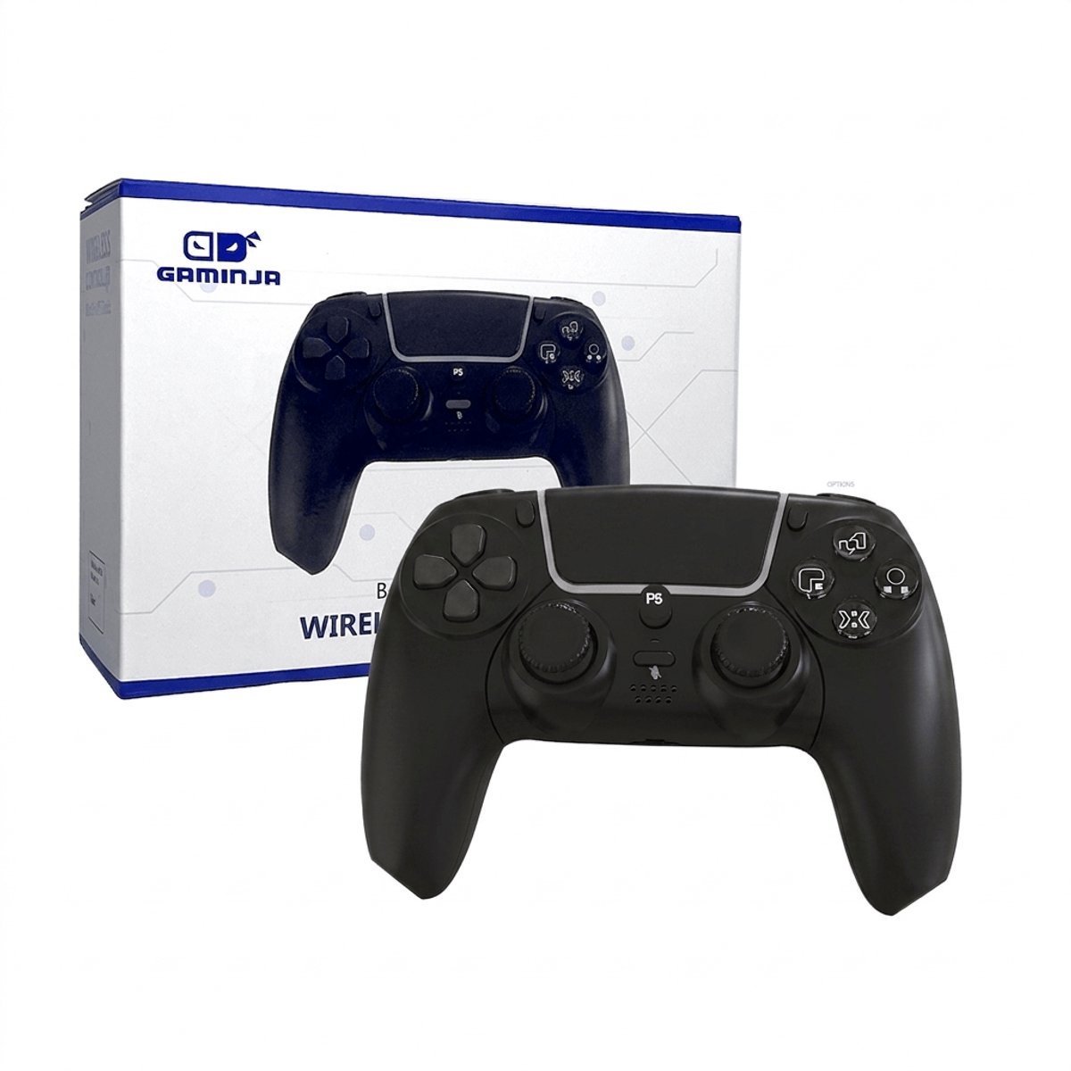 NexZone - PS5 controller - Draadloze Controller - Joystick - PS5 - Game Controller - Zwart