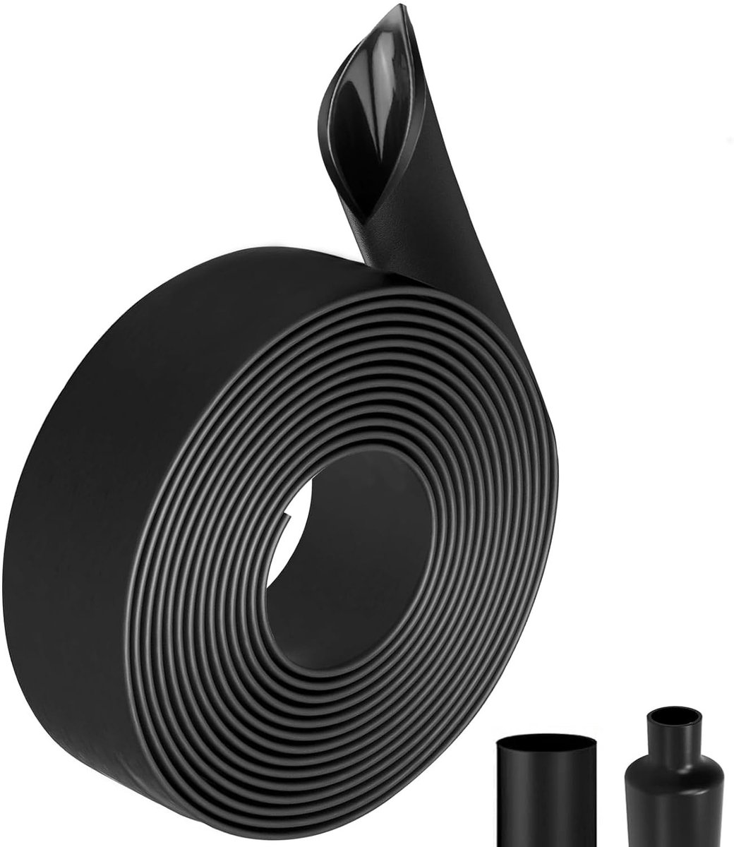 Verwarmde Krimpkous met Lijm, 4:1, Ø 40 mm en 2 m Lengte, Waterdicht, Isolerend, Voor Kabelisolatie, Markering en Reparaties