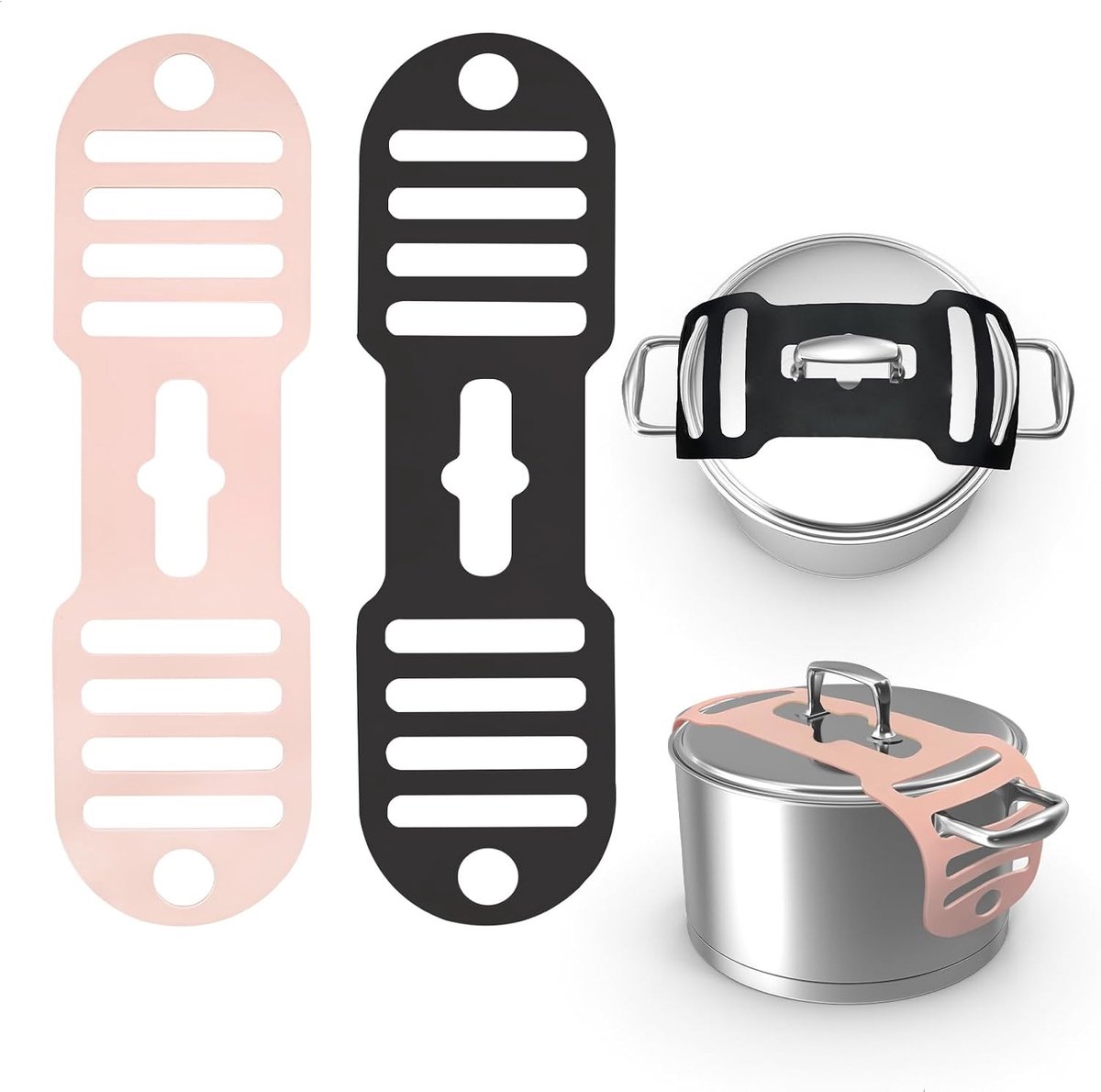 Praktische bevestigingsclip voor keukenaccessoires, universele jumper voor framebevestiging en fixatie, ideaal voor kooktoestellen en keukengerei