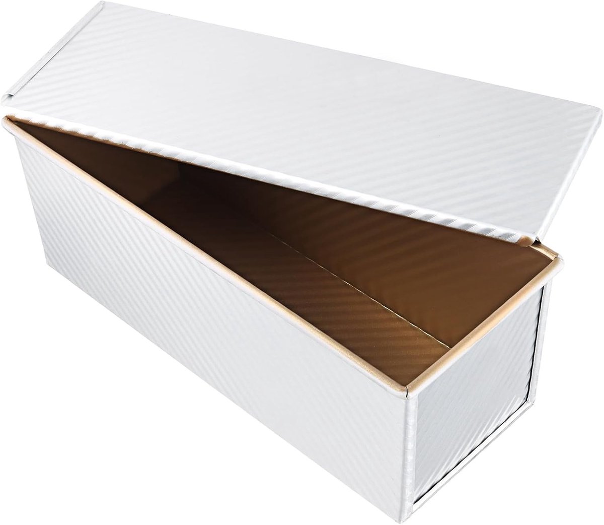 Grote 1000g Brood Bakvorm met Deksel, Antiaanbak Bakvorm voor Brood, Taart en Gebak, 34 x 13.5 x 12 cm, Ideaal voor Bakken en Ovengebruik