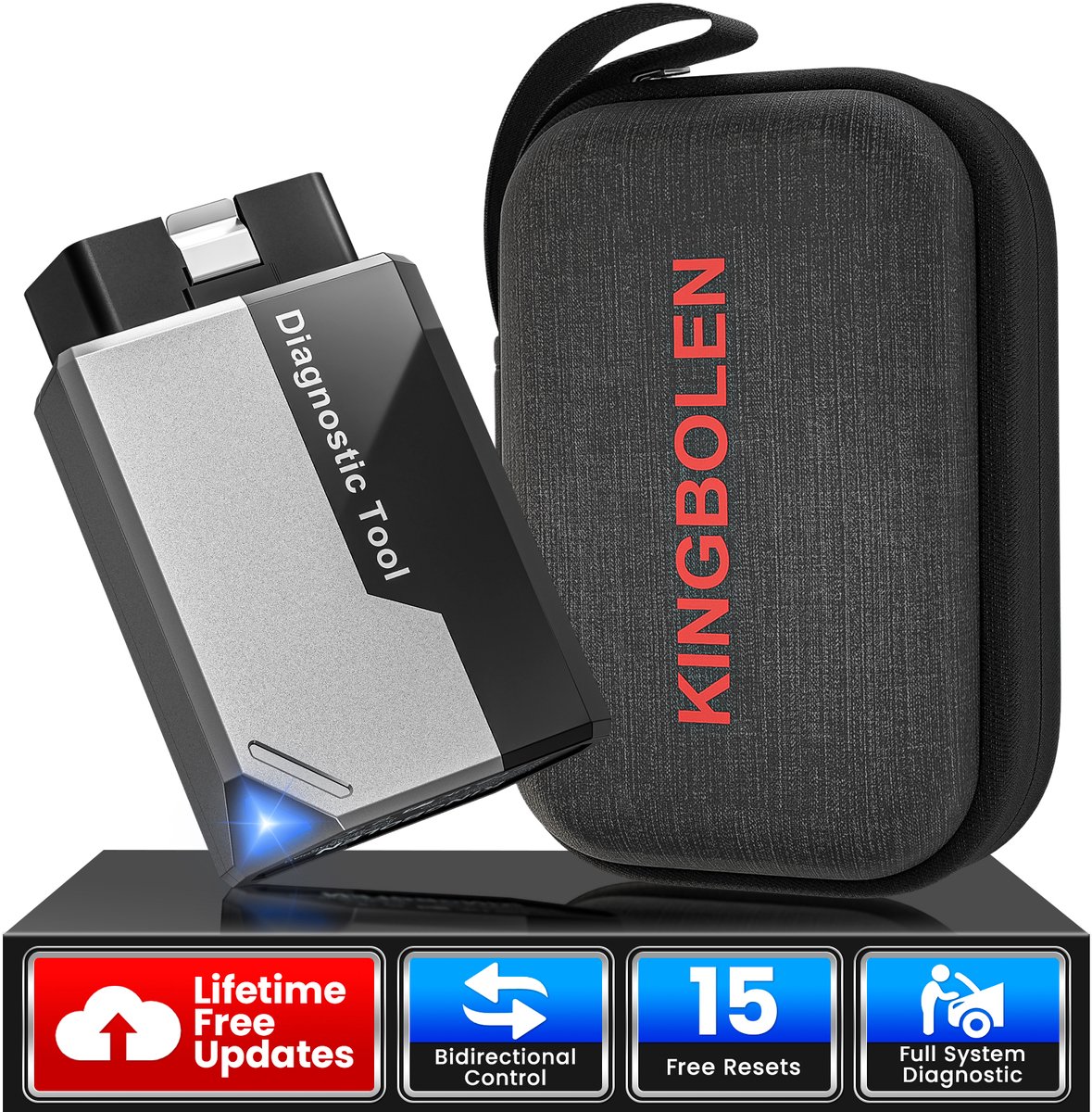 OBD2 Scanner Bluetooth - Type 1 - Auto Diagnostiek Reset Tool - Codelezer - Mobiele Scanner
