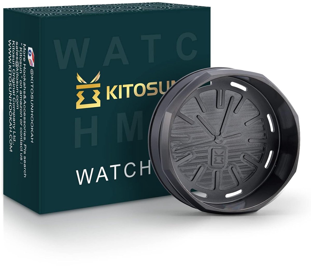 WatcHMAN Heat Management System for Charcoal - Kitosun Stainless Steel HMD Coal Holders Tray, Hold 3 Pieces 26mm - ShopVlot