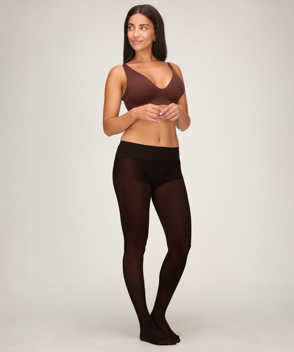 Hunkemöller Panty 40 Denier Velvet Touch Bruin