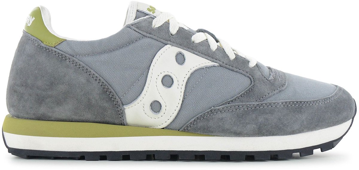 Saucony Jazz Original - Heren Sneakers Retro Schoenen Grijs S70755-2 , Maat: EU 46.5 US 12