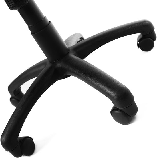 Ergonomische bureaustoel - Directiestoel gamestoel - Comfortabel werken thuis - Kantelmechanisme rugleuning - Tot 150 kg - Rood zwart — afbeelding 4