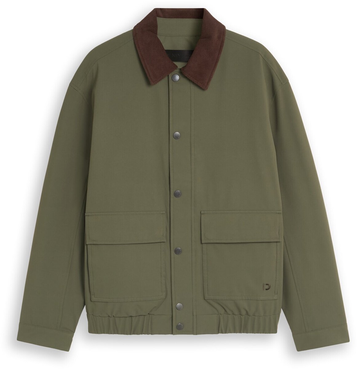 Tom Tailor Denim - Blouson met corduroy kraag - Maat XXL - urban olive green