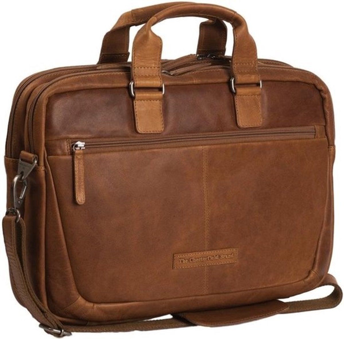 Leren laptop tas 15 inch Seth Samuel - geschikt voor A4