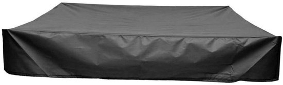 Zandbakhoes - Afdekhoes Zandbak - Buiten Spelen Beschermen - Weerbestendig Oxford Materiaal - 120 x 120 x 20 cm - Zwart