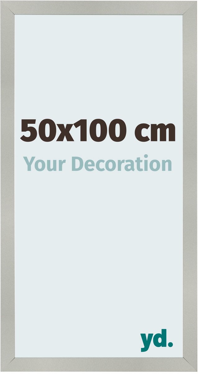 Your Decoration - Fotolijst 50x100 cm - MDF - Zilver Mat - Bologna