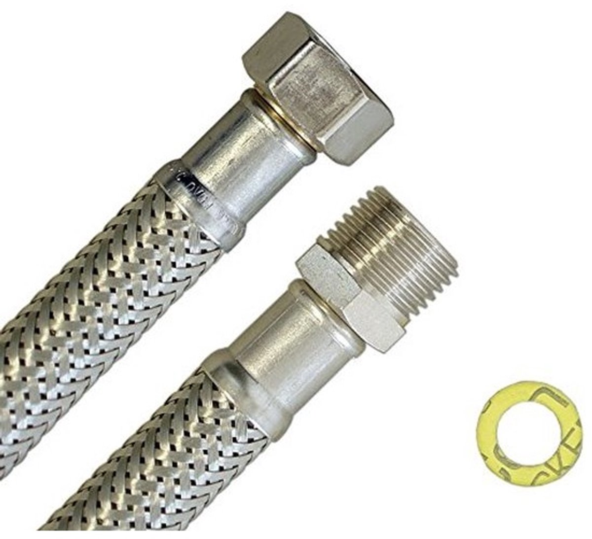 Versterkte slang 1/2 inch voor drinkwater - Flexibele slang DN13 30 cm - 2 m