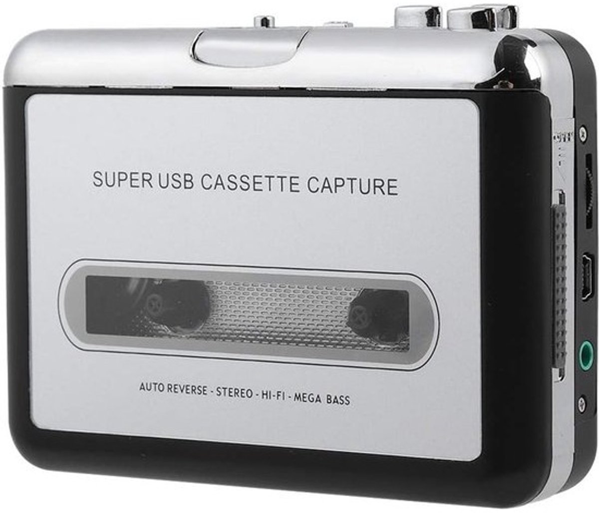 Cassetteband Speler en USB naar MP3 Converter voor PC