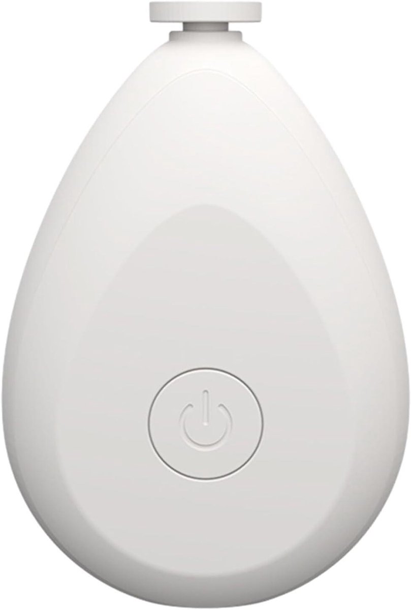 Elektrische nageltrimmer - Baby nagelknipper - Nagels verzorgen - Stil polijsten - 4 slijpkoppen - Wit