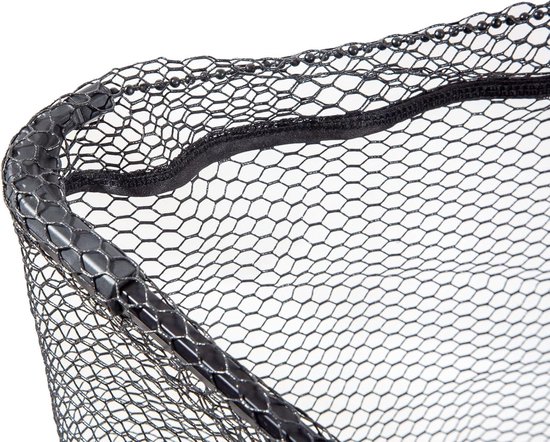 Opvouwbaar Schepnet - Landingsnet Telescoop - Vissen Vangen - Rubberen Coating - 260m Steel - Zwart — afbeelding 2