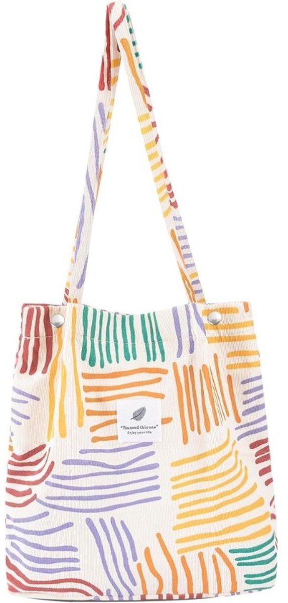 Grote Dames Schoudertas met Koord - Stijlvolle Shopper Tote voor Werk en Dagelijks Gebruik